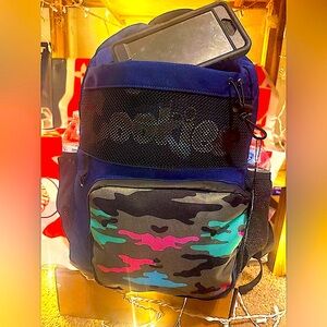 Cookies Escobar Smll Prf Camo Pieced Poly Canvas Backpck